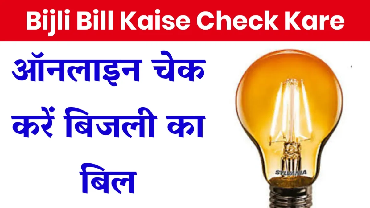 Bijli Bill Kaise Check Kare: ऑनलाइन चेक करें बिजली का बिल